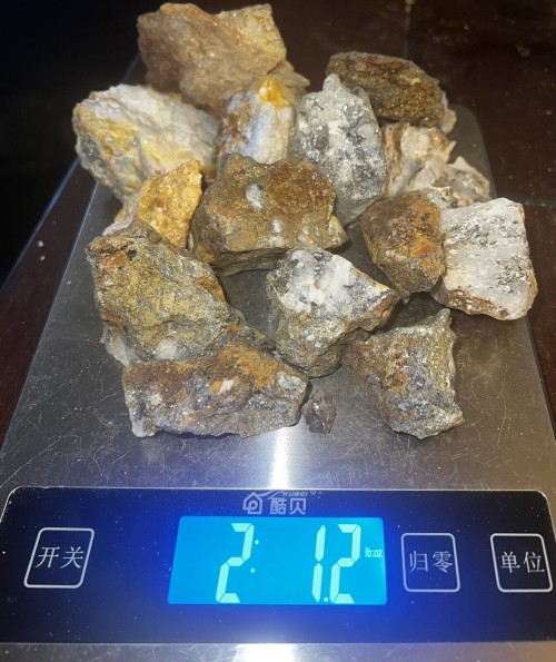 HIGH GRADE GOLD, SILVER, PLATINUM ORE. HIGHLY MINERALIZED.